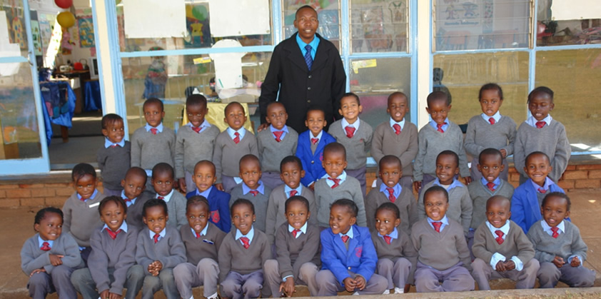 Mr Mucheni and the ECD A class 2015
