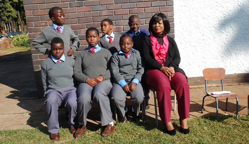 Ms Dingembire and the RU class 2015