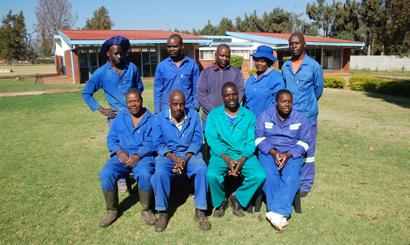 Members of the support staff